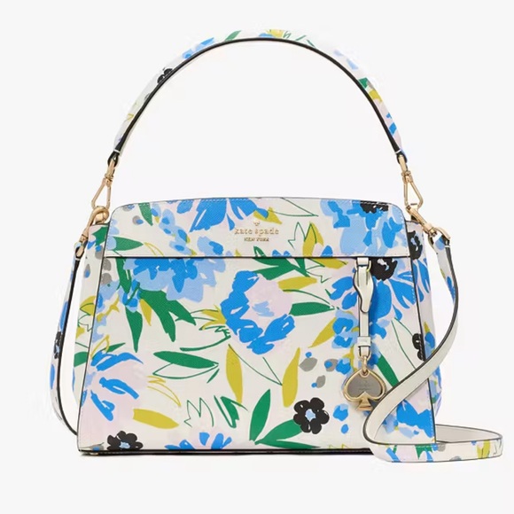 kate spade Handbags - Kate Spade Madison Floral Medium Top Handle Satchel MSRP $429 NWT